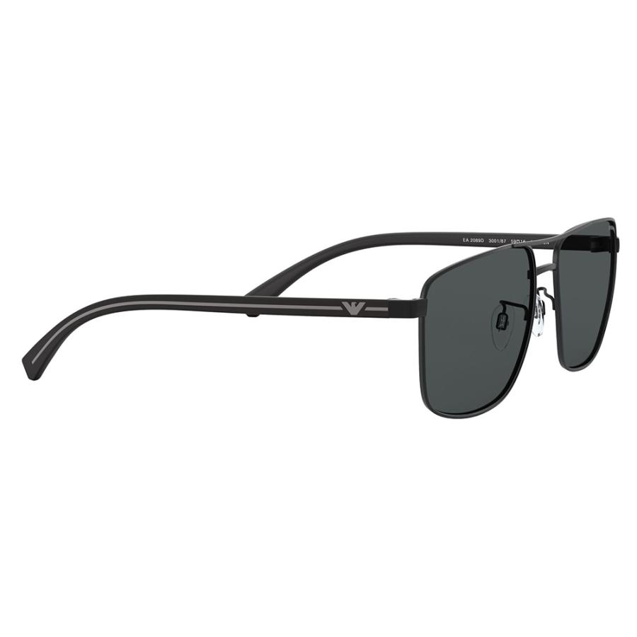 EMPORIO ARMANI エンポリオアルマーニ サングラス 伊達 メガネ 眼鏡  EA2089D 300187 59アジアンデザインモデル ティアドロップ メタル｜upup｜05