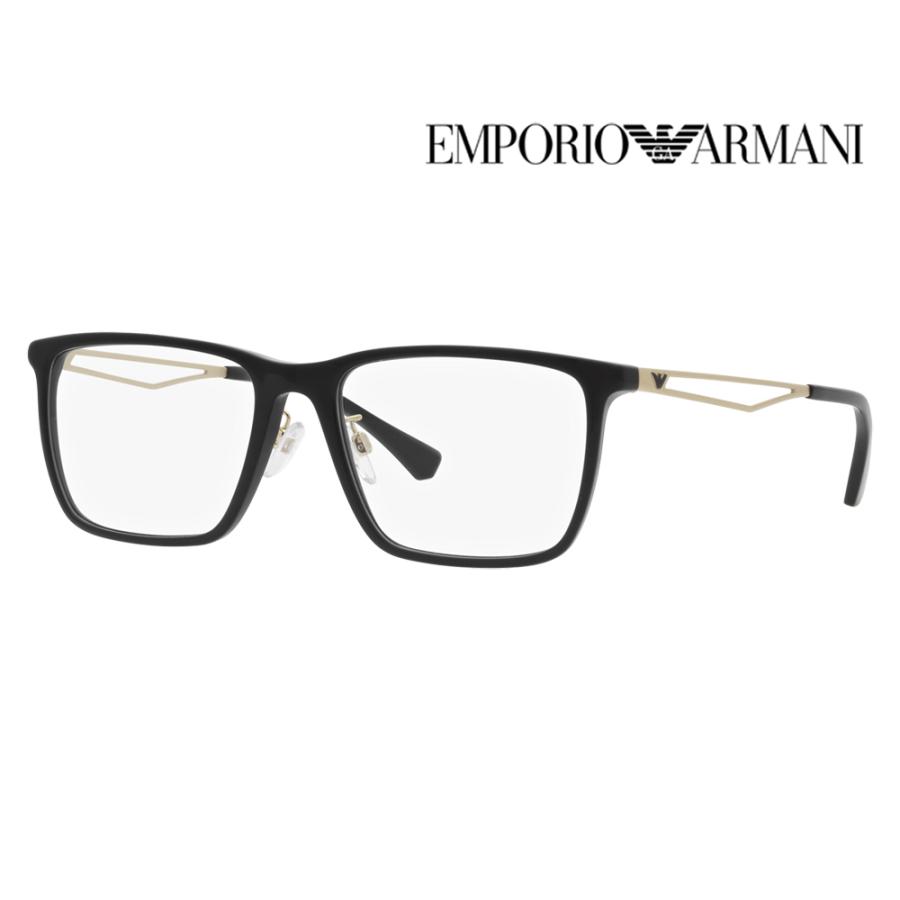 EMPORIO ARMANI エンポリオアルマーニ EA3214D 5017 56 伊達 メガネ