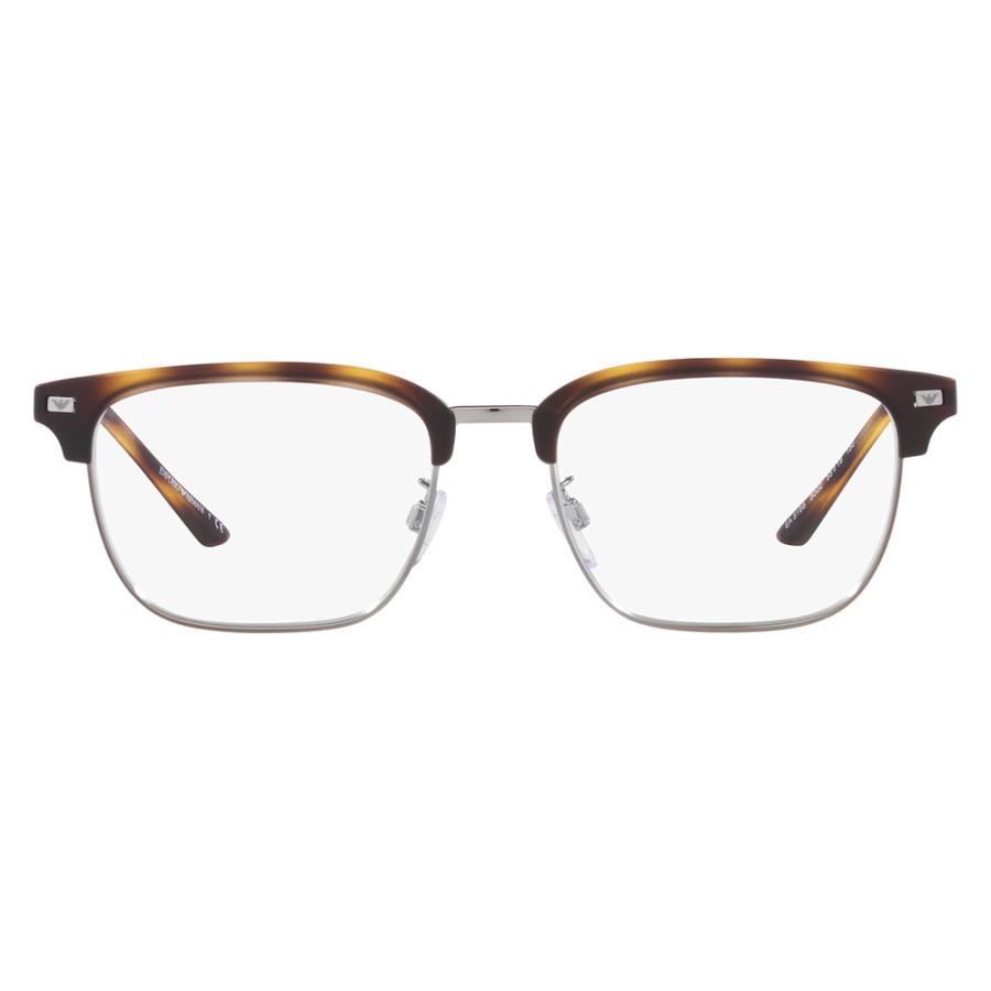 オススメ価格 EMPORIO ARMANI エンポリオアルマーニ EA3198 5002 53 伊達 メガネ 眼鏡 スクエア ブロー メタル | EMPORIO ARMANI | 01