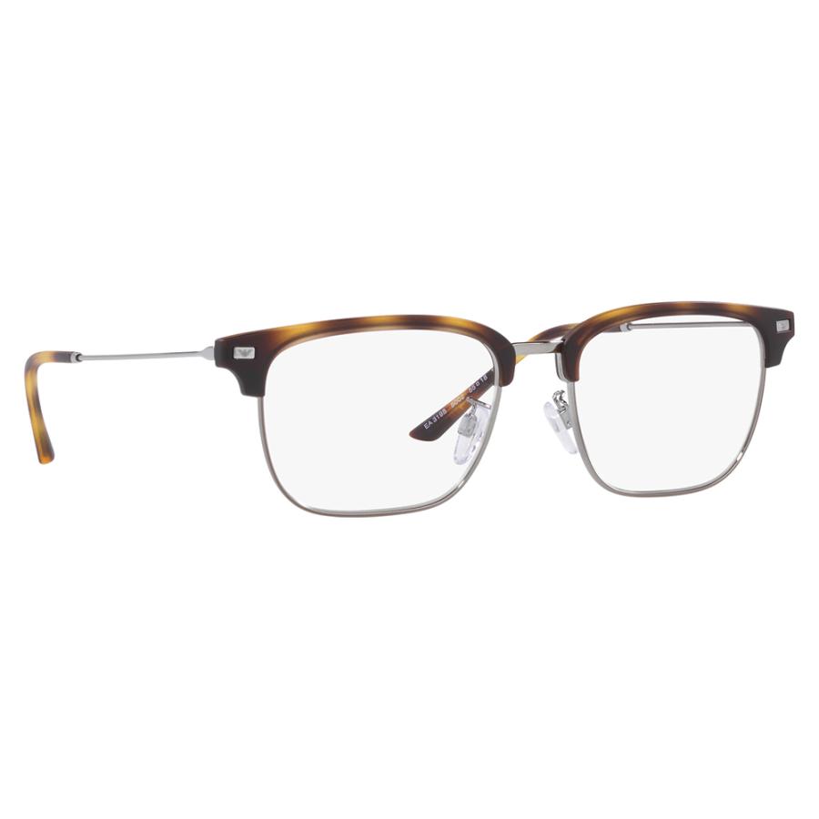 オススメ価格 EMPORIO ARMANI エンポリオアルマーニ EA3198 5002 53 伊達 メガネ 眼鏡 スクエア ブロー メタル | EMPORIO ARMANI | 04