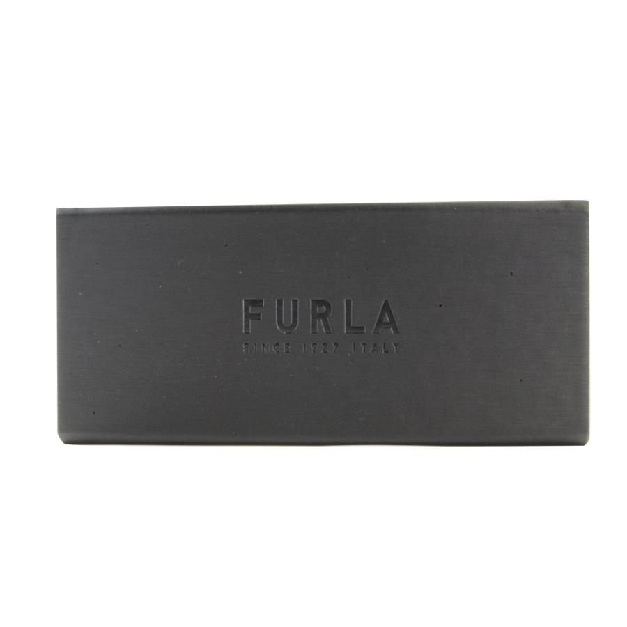 FURLA フルラ メガネ VFU525J 08LT 50 ラウンド ジャパンモデル レディース チタン 伊達 眼鏡 メタル フルリム