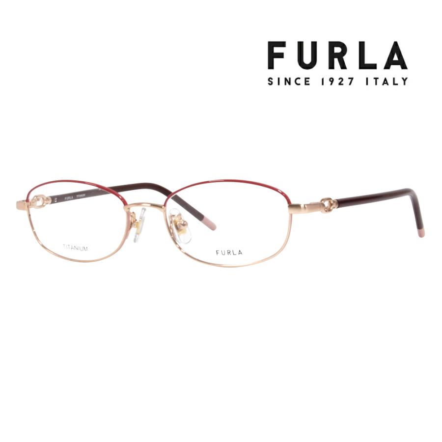 FURLA フルラ メガネ VFU573J 0323 51 スクエア ジャパンモデル レディース  伊達眼鏡 | FURLA