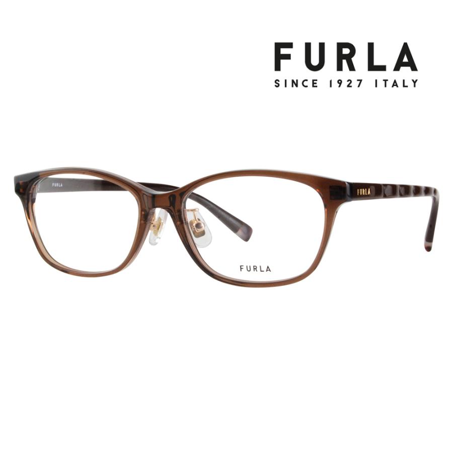FURLA フルラ 眼鏡 伊達メガネ VFU710J 06ME 51 ウェリントン ジャパンモデル レディース | FURLA