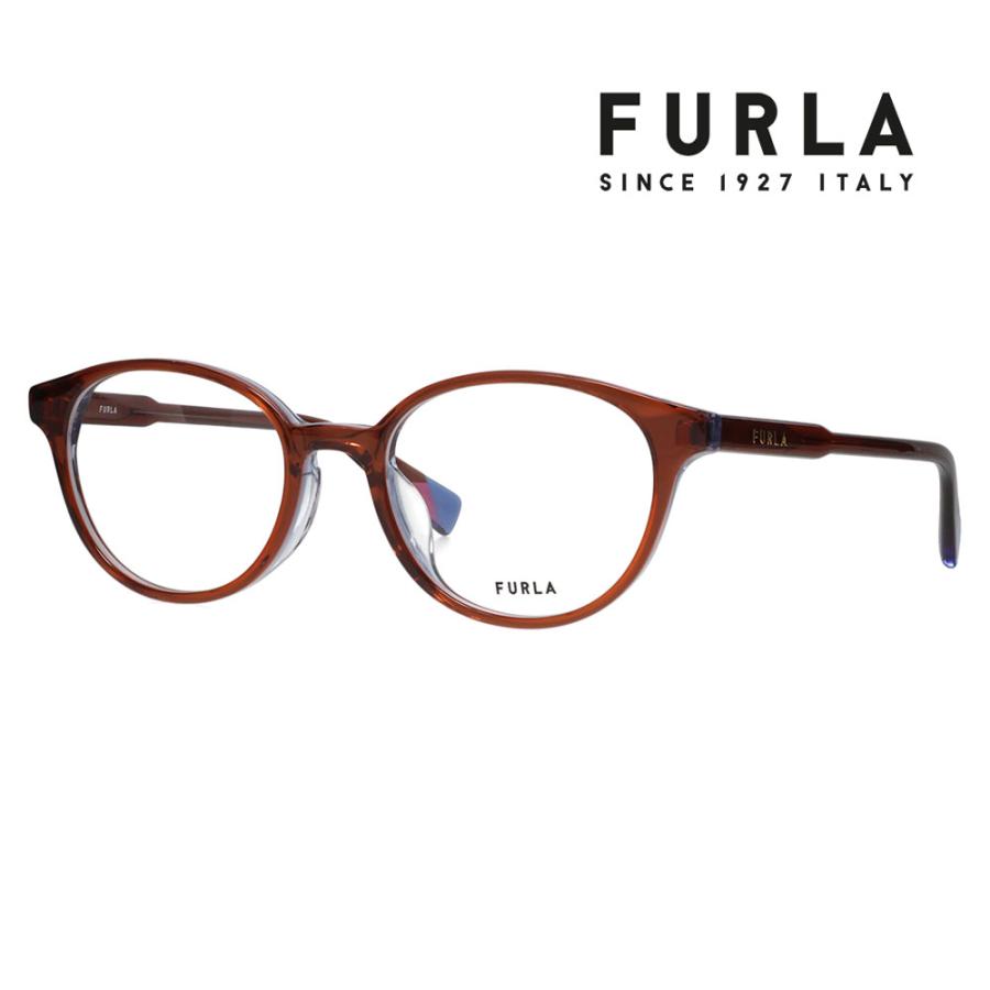 FURLA フルラ 眼鏡 伊達メガネ VFU755J 0742 49 ボストン ジャパンモデル レディース | FURLA