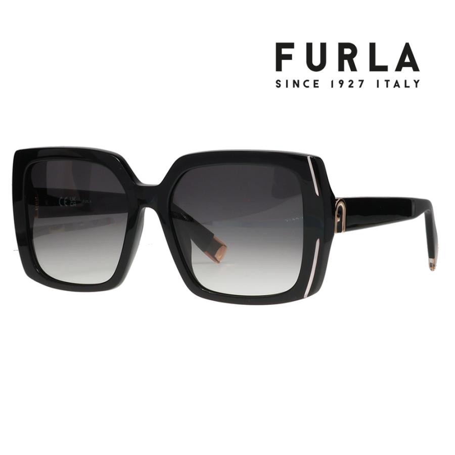 FURLA フルラ サングラス メガネ SFU707 0700 56 スクエア ウエリントン グローバルモデル セル レディース UVカット 紫外線対策 | FURLA
