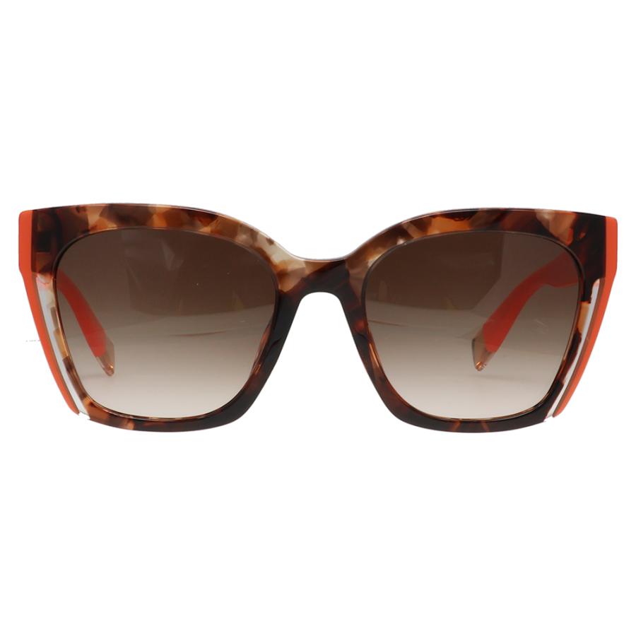 FURLA フルラ サングラス メガネ SFU708 02AD 54 スクエア ウエリントン グローバルモデル セル レディース UVカット 紫外線対策 | FURLA | 01