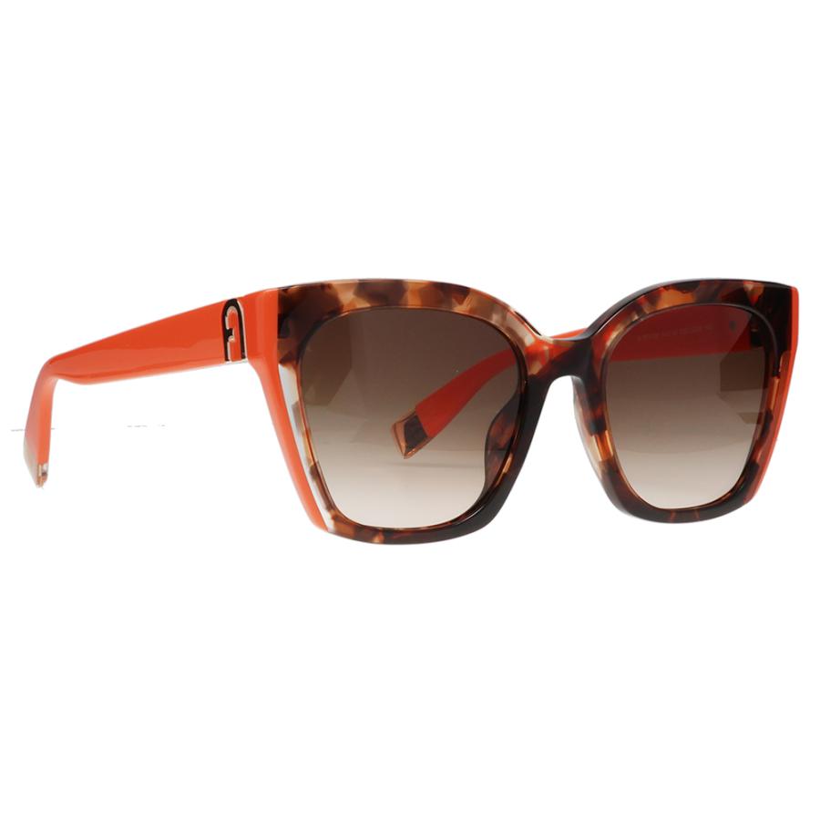 FURLA フルラ サングラス メガネ SFU708 02AD 54 スクエア ウエリントン グローバルモデル セル レディース UVカット 紫外線対策 | FURLA | 04