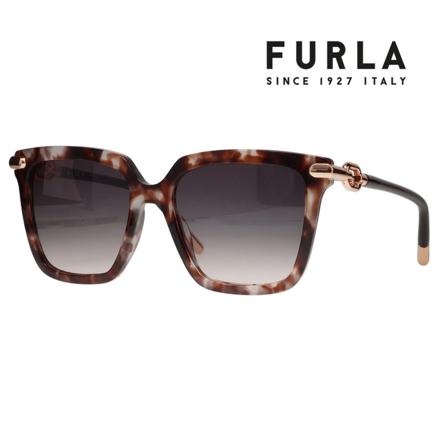 FURLA フルラ サングラス メガネ SFU713 06FM 53 スクエア ウエリントン グローバルモデル セル レディース UVカット 紫外線対策 | FURLA