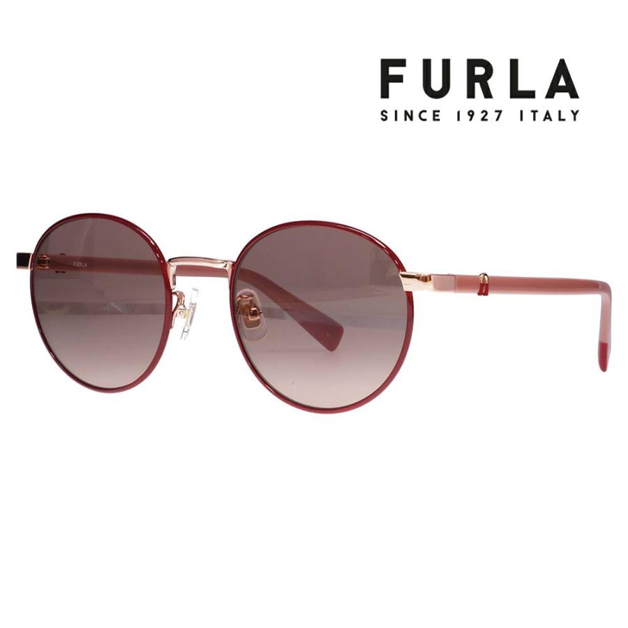 FURLA（フルラ） サングラス メガネ SFU854J 0S02 51 ラウンド メタル