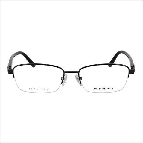 バーバリー BURBERRY メガネ BE1288TD 1001 55 伊達眼鏡 サングラス ナイロール アジアンフィット | BURBERRY | 01