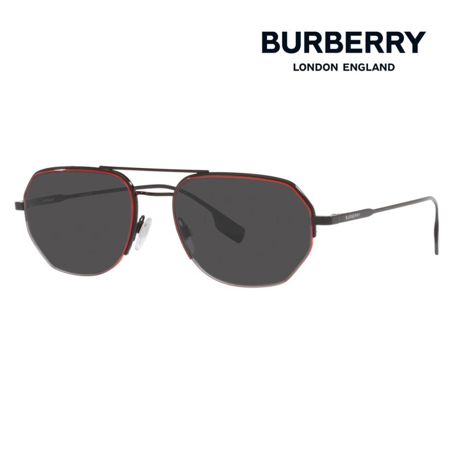 オススメ価格 バーバリー BURBERRY サングラス BE3140 100187 57 HENRY ヘンリー ティアドロップ ナイロール メンズ レディース | BURBERRY