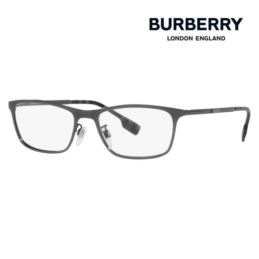 バーバリー BURBERRY メガネ BE1374TD 1003 55 伊達眼鏡 メガネ スクエア メタル フルリム アジアンフィット メンズ レディース | BURBERRY
