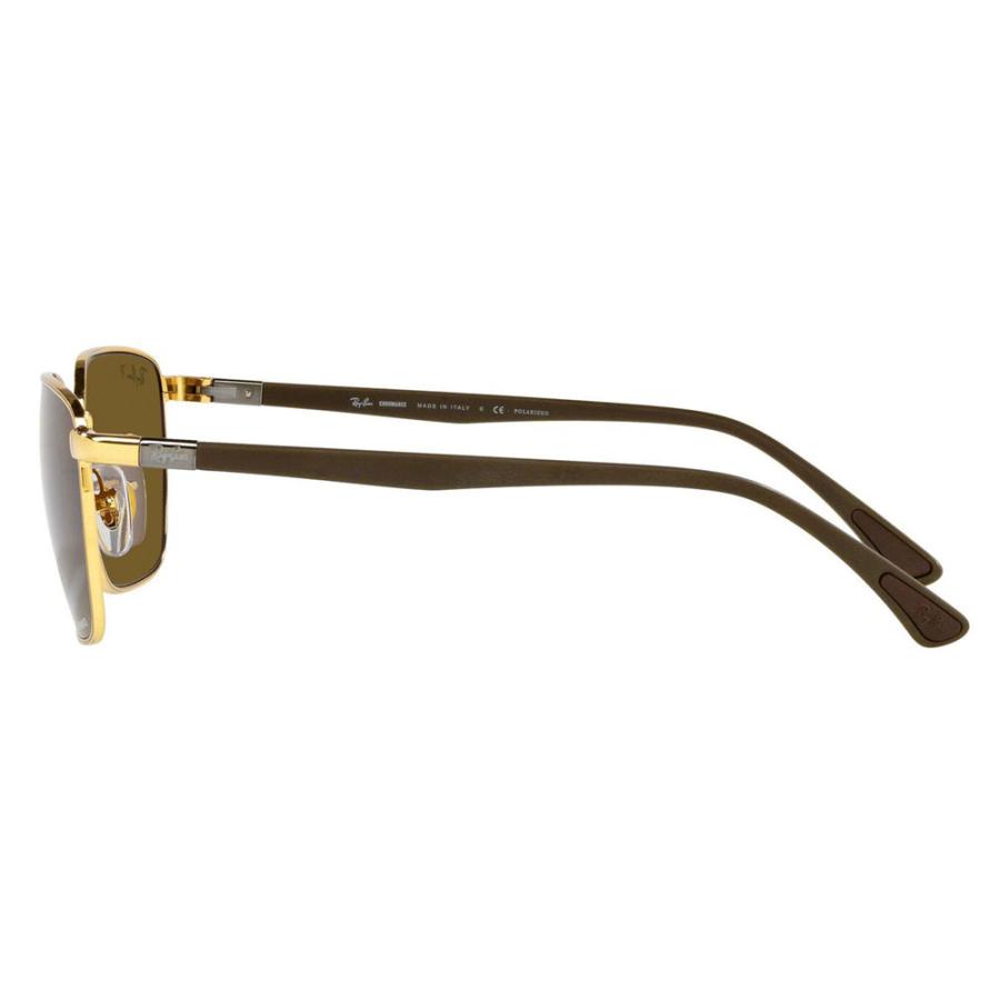レイバン サングラス RB3684CH 001/AN 58 クロマンス CHROMANCE スクエア メタル 偏光レンズ ポラロイズド | Ray-Ban | 02