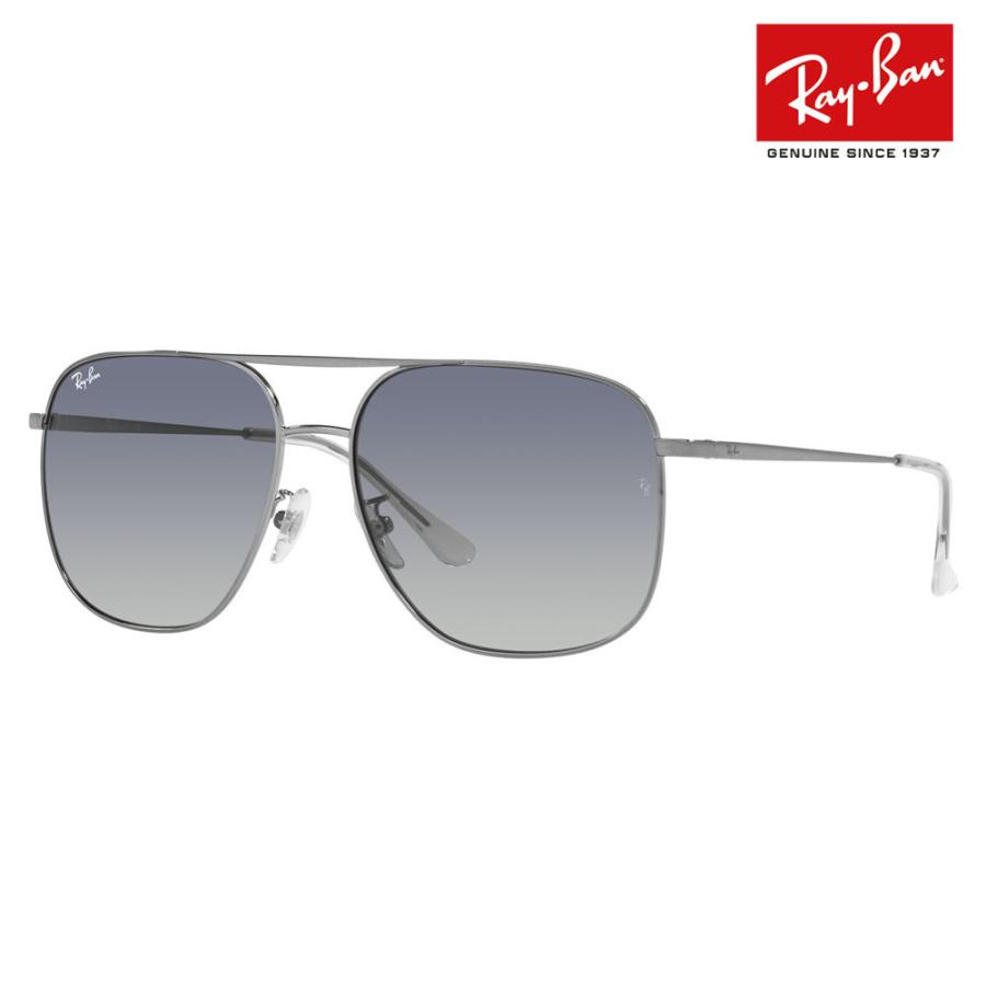 オススメ価格 レイバン サングラス RB3679D 004/4L 60 Ray-Ban アジアンデザインモデル スクエア ダブルブリッジ | Ray-Ban