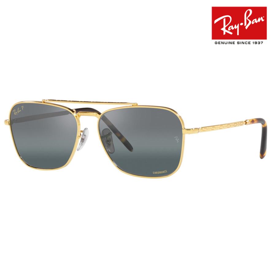 アウトレット レイバン サングラス RB3636 9196G6 55 58 Ray Ban Ray-Ban ダブルブリッジ スクエア NEW CARAVAN ニューキャラバン ガラスレンズ 偏光レンズ | Ray-Ban