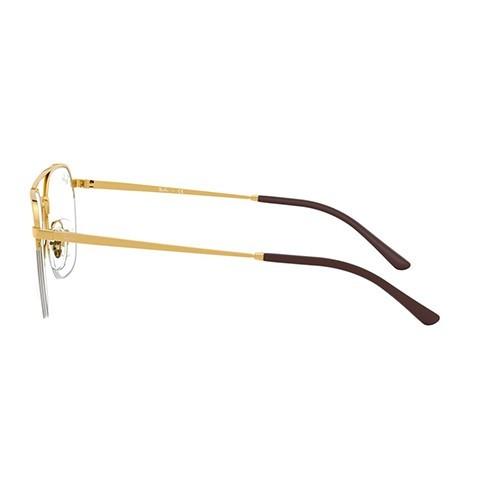 レイバン メガネ フレーム 純正レンズ対応 Ray-Ban RayBan RX6444 2500 51 伊達メガネ 眼鏡 スクエア ナイロール ツーブリッジ | Ray-Ban | 02