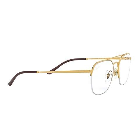 レイバン メガネ フレーム 純正レンズ対応 Ray-Ban RayBan RX6444 2500 51 伊達メガネ 眼鏡 スクエア ナイロール ツーブリッジ | Ray-Ban | 04