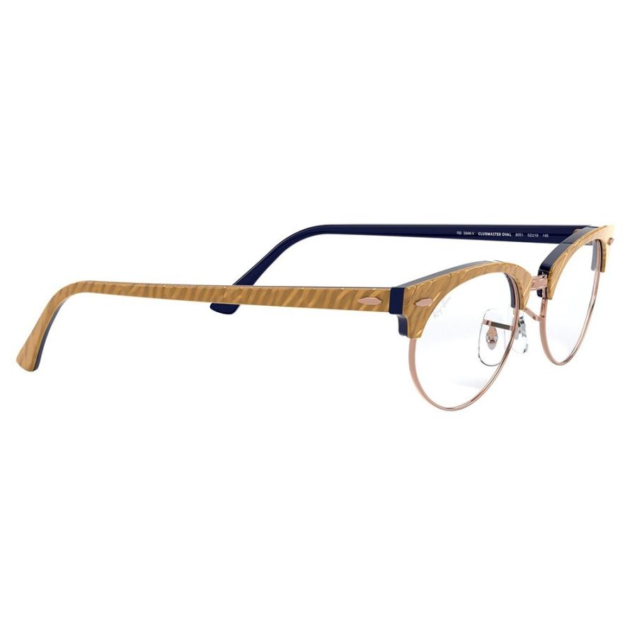 オススメ価格 レイバン メガネ フレーム Ray-Ban RX3946V 8051 50 伊達メガネ 眼鏡 クラブマスター オーバル CLUBMASTER メタル ブロー | Ray-Ban | 04