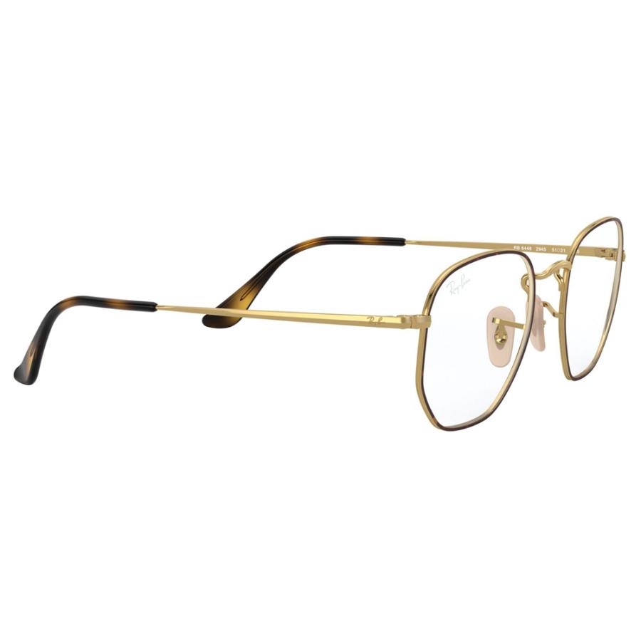 レイバン Ray-Ban RayBan RX6448 2945 51 メガネ フレーム 純正レンズ対応 ヘキサゴナル HEXAGONAL メタル 伊達メガネ 眼鏡 メガネ | Ray-Ban | 04