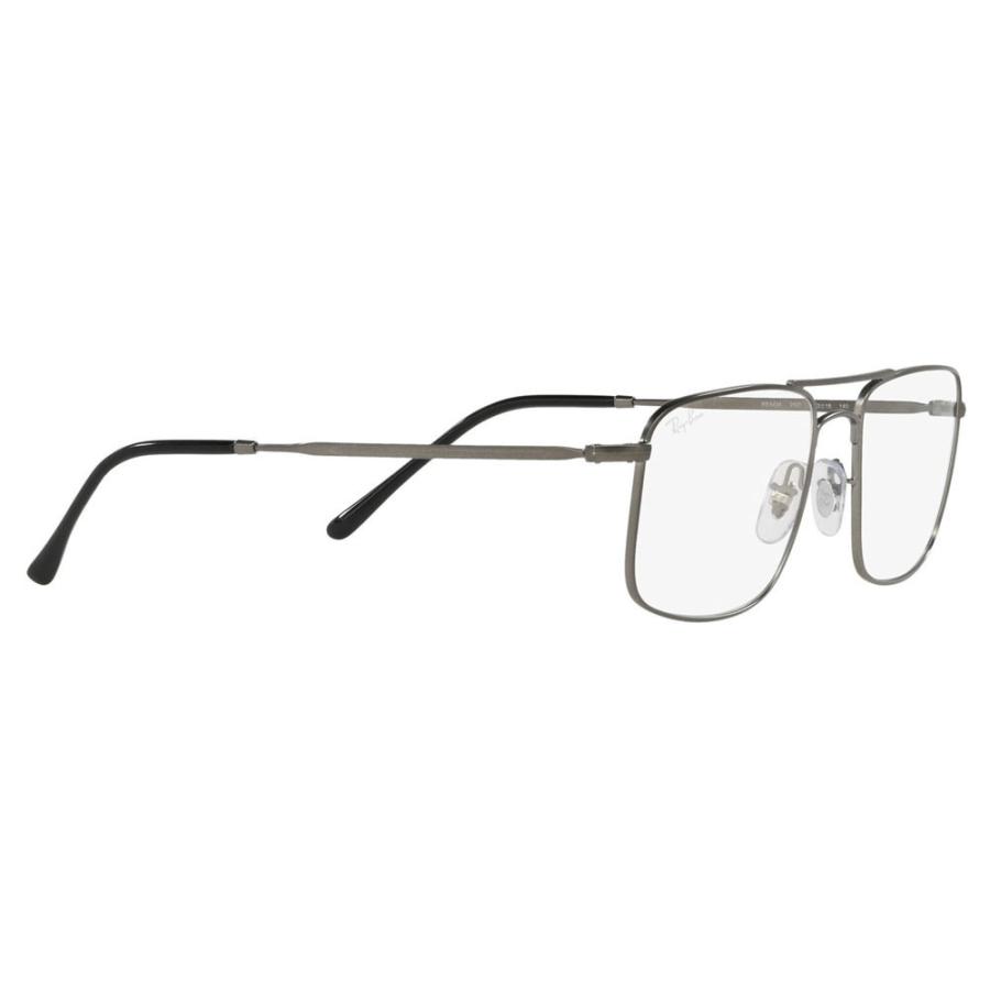 オススメ価格 レイバン メガネ フレーム Ray-Ban RayBan RX6434 2620 53 伊達メガネ 眼鏡 ダブルブリッジ メタル レクタングル | Ray-Ban | 04