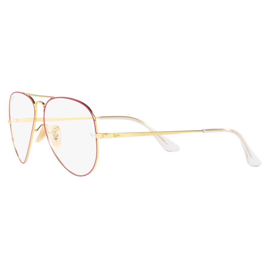 アウトレット レイバン メガネ フレーム Ray-Ban RayBan RX6489 3137 55 アビエーター ティアドロップ ダブルブリッジ Aviator 伊達メガネ 眼鏡 | Ray-Ban | 03