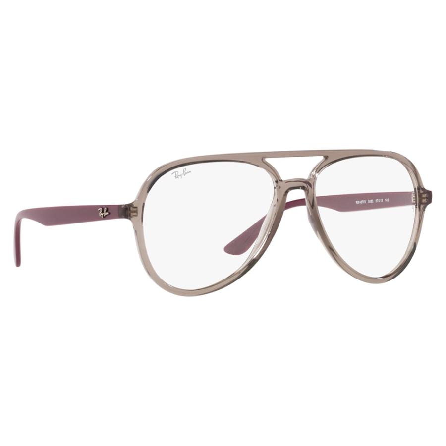 レイバン Ray-Ban メガネ フレーム 純正レンズ対応 RX4376VF 8083 57 パイロット ティアドロップ ダブルブリッジ 伊達眼鏡 メガネ メンズ レディース | Ray-Ban | 04