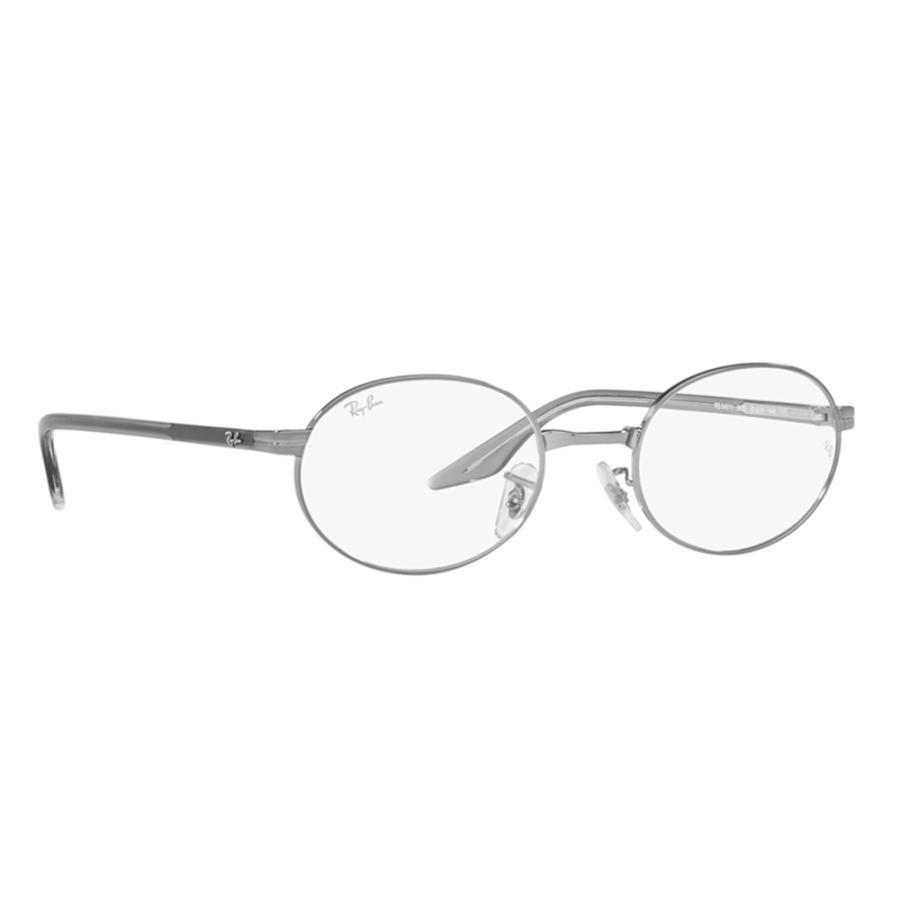 アウトレット レイバン メガネ フレーム Ray-Ban RayBan RX6481V 3123 51 53 オーバル メタル アセテート コンビ 伊達メガネ 眼鏡 | Ray-Ban | 04
