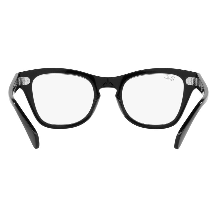 人気正規品 レイバン Ray-Ban メガネ フレーム 純正レンズ対応 伊達メガネ 眼鏡 RX0707V 2000 48 50 ウェリントン スクエア メンズ レディース ユニセックス