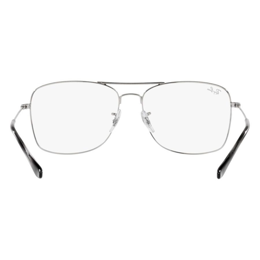 レイバン メガネ フレーム 純正レンズ対応 Ray-Ban RayBan RX6498 2970 55 57 ダブルブリッジ スクエア メタル 伊達メガネ 眼鏡 | Ray-Ban | 03