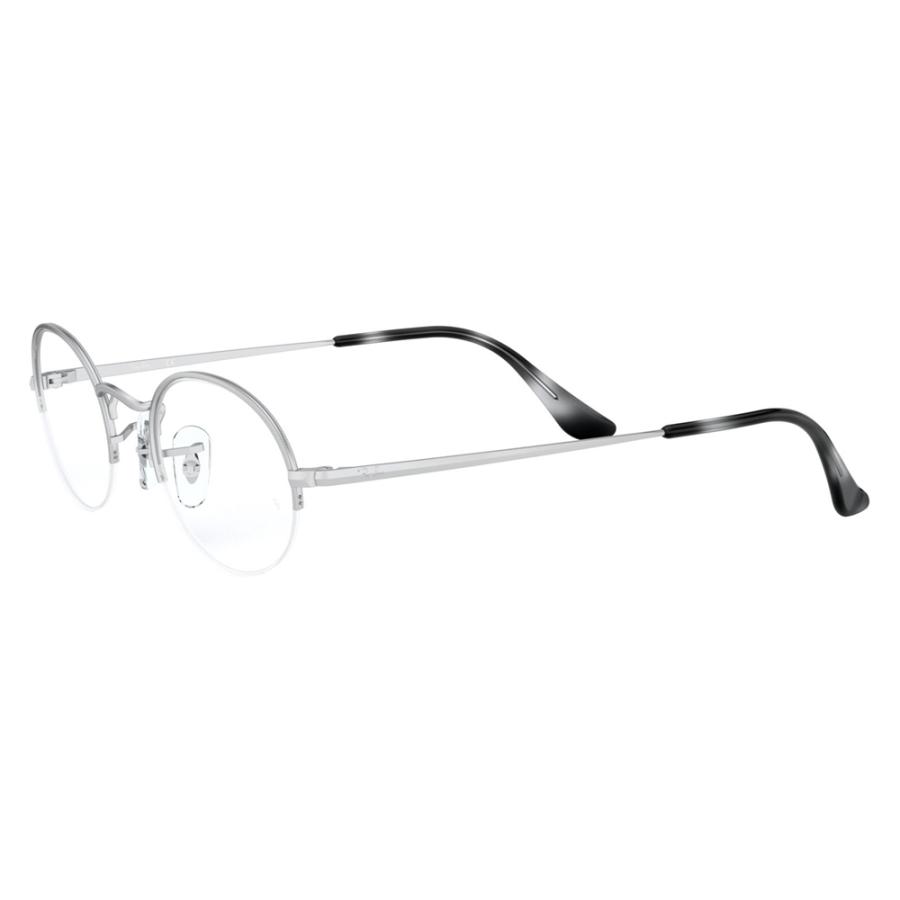 アウトレット レイバン メガネ フレーム Ray-Ban RayBan RX6547 2538 49 伊達メガネ 眼鏡 OVAL GAZE オーバル ナイロール | Ray-Ban | 03