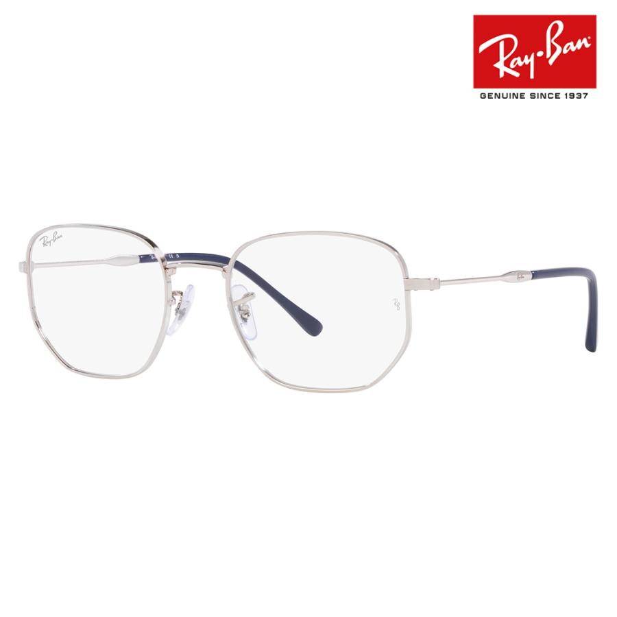 オススメ価格 レイバン メガネ フレーム Ray-Ban RayBan RX6496 2501 51 53 伊達眼鏡 クラウンパント ラウンド メタル クラシック | Ray-Ban