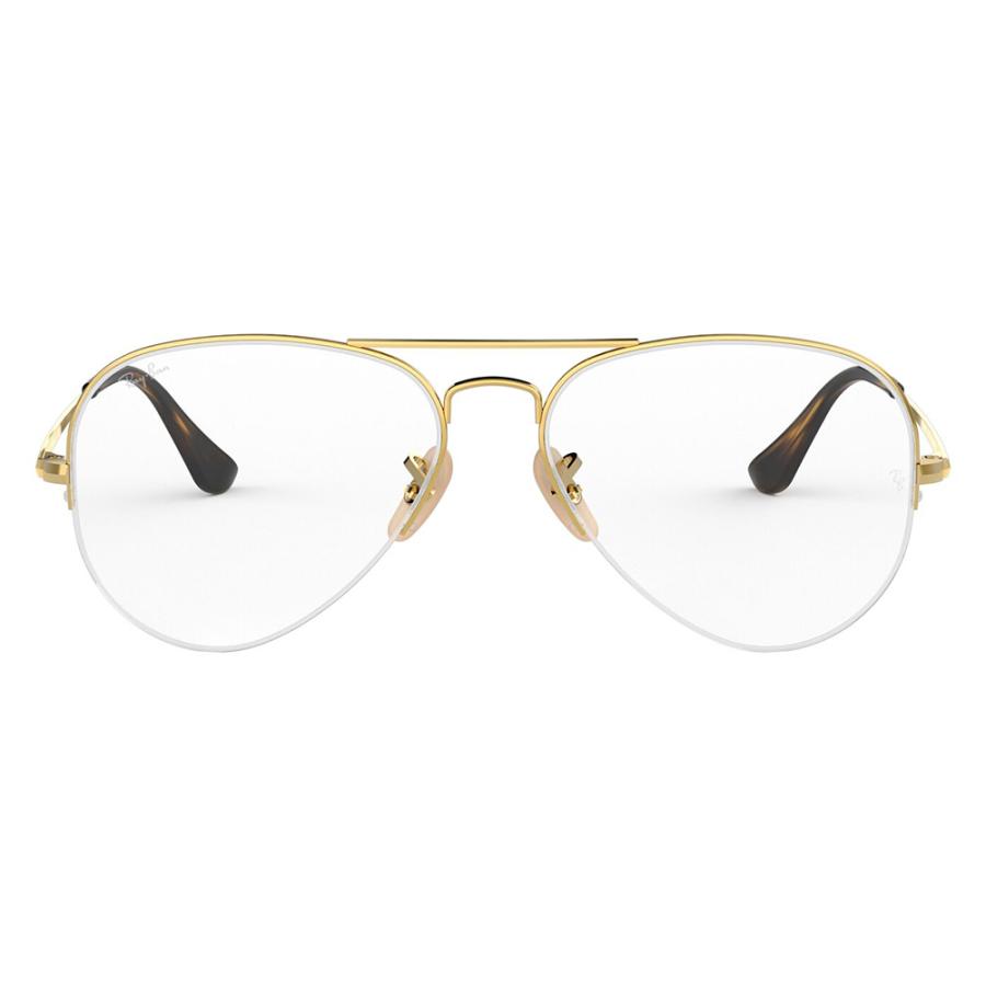 アウトレット レイバン メガネ フレーム RX6589 2500 56 59 Ray-Ban アビエーターゲーズ AVIATOR GAZE ティアドロップ ハーフリム | Ray-Ban | 01