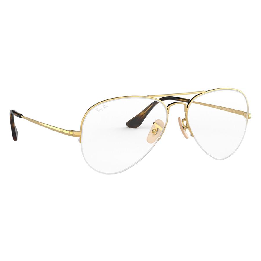 アウトレット レイバン メガネ フレーム RX6589 2500 56 59 Ray-Ban アビエーターゲーズ AVIATOR GAZE ティアドロップ ハーフリム | Ray-Ban | 04