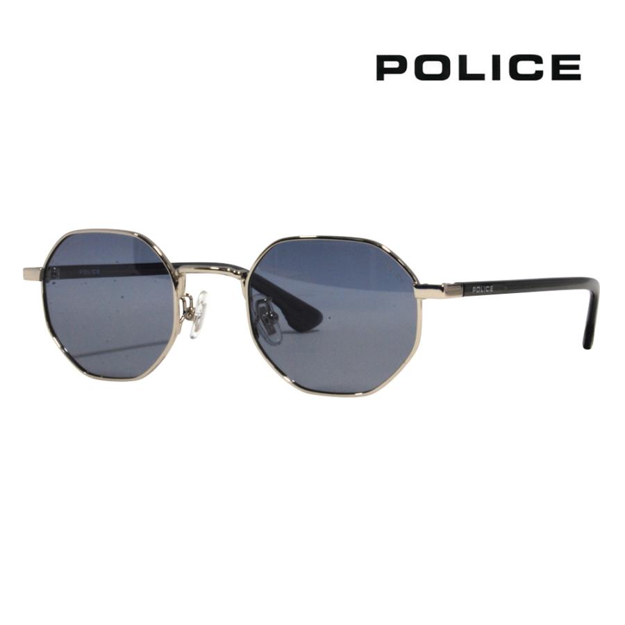 ポリス POLICE SPLE46J 579P 47 メガネフレーム サングラス ラウンド フルリム ポラライズド 偏光レンズ ユニセックス | POLICE