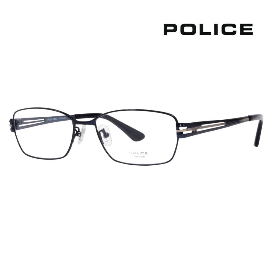 POLICE（ポリス） メガネフレーム POLICE VPLE68J 0N40 55 スクエア
