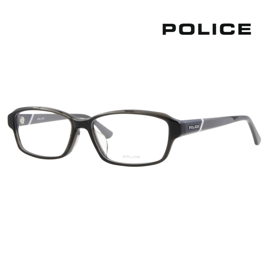 ポリス メガネフレーム POLICE VPLB95J 02GW 55 スクエア フルリム セル 伊達 眼鏡 メガネ