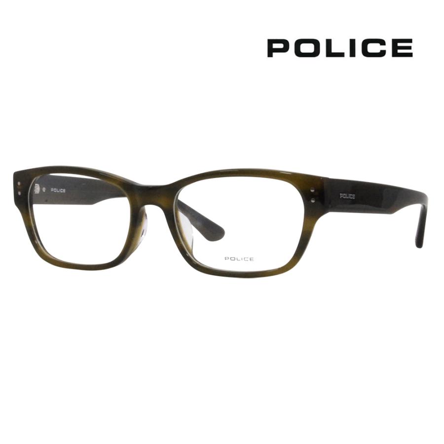 ポリス メガネフレーム POLICE VPLL90J 0G61 54 2023年モデル ウェリントン スクエア ジャパンモデル セル 40周年モデル 眼鏡 伊達メガネ | POLICE
