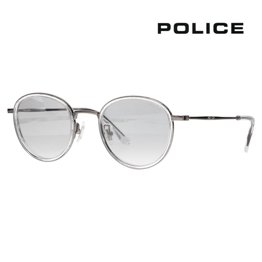 ポリス POLICE SPLM37J 568P 48 サングラス ORIGINS LITE オリジンズ ライト 2024年モデル メタル ライトカラー ラウンド  偏光レンズ | POLICE