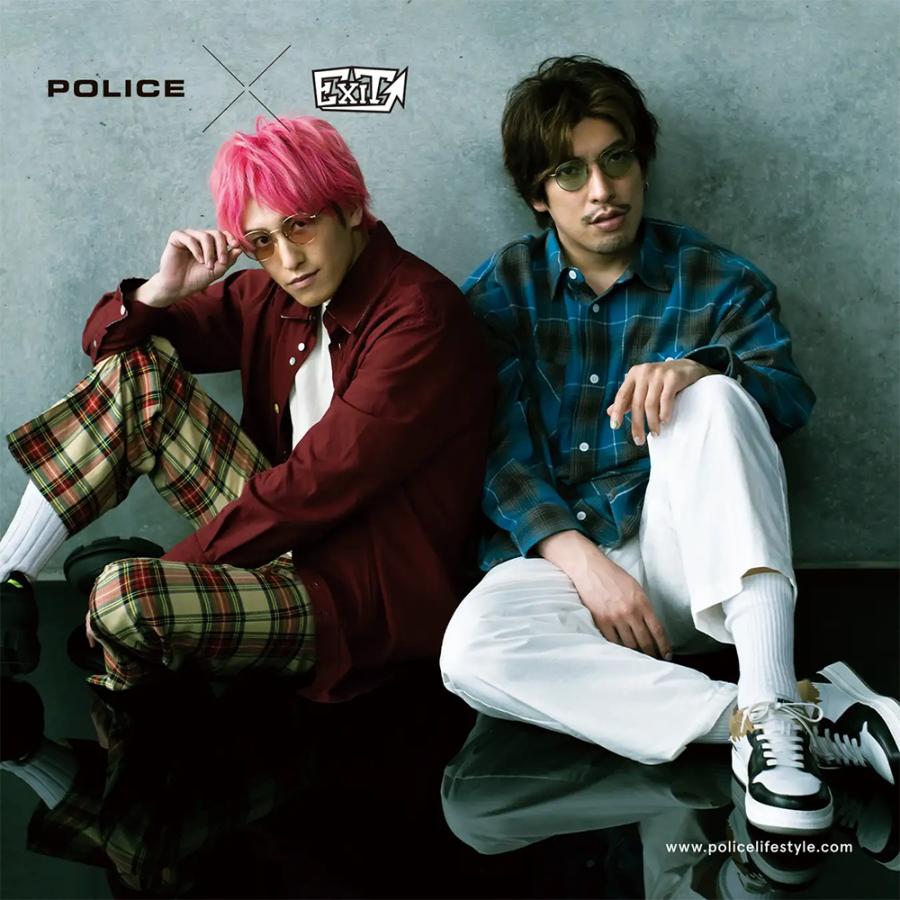 ポリス サングラス POLICE EXITカプセルコレクション第3弾 SPLD94J RINN 51 イグジット りんたろー。 兼近大樹 かねち ROADIE ラウンド メタル 伊眼眼鏡 | POLICE | 01