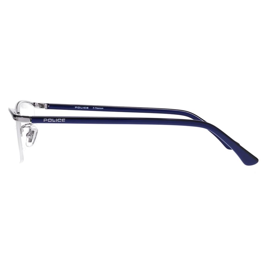 ポリス メガネフレーム POLICE VPLN69J 0S11 56 スクエア メンズ チタン ジャパンモデル 伊達 眼鏡 メガネ | POLICE | 02
