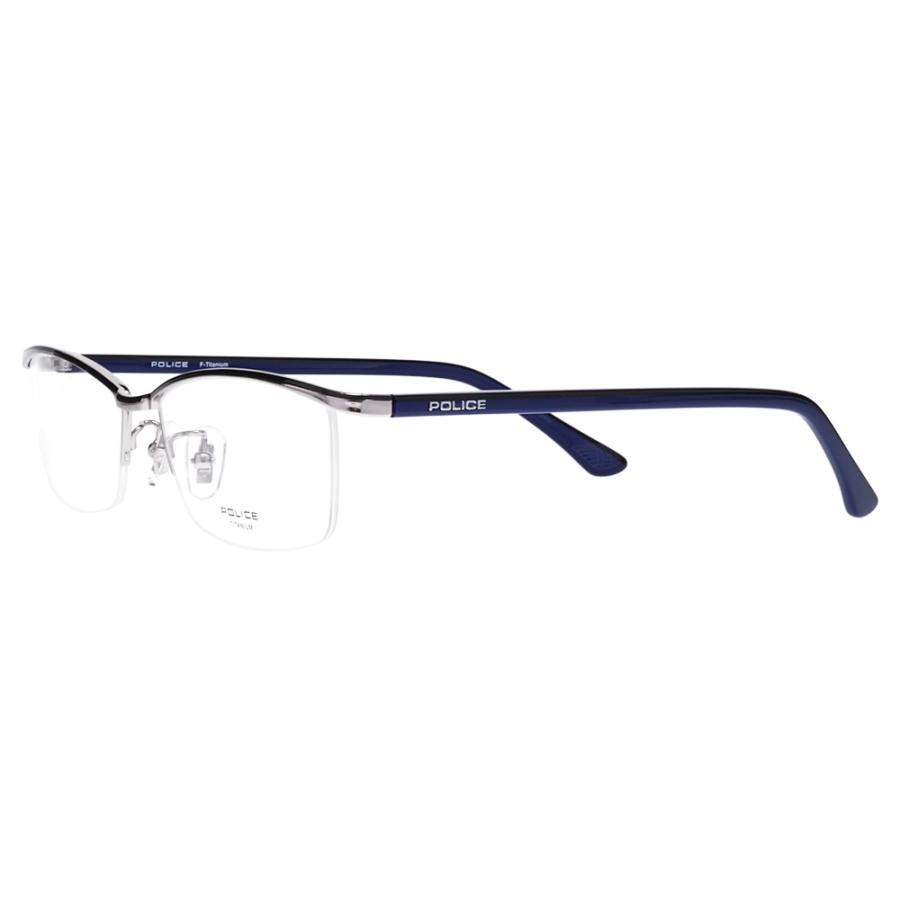 ポリス メガネフレーム POLICE VPLN69J 0S11 56 スクエア メンズ チタン ジャパンモデル 伊達 眼鏡 メガネ | POLICE | 03