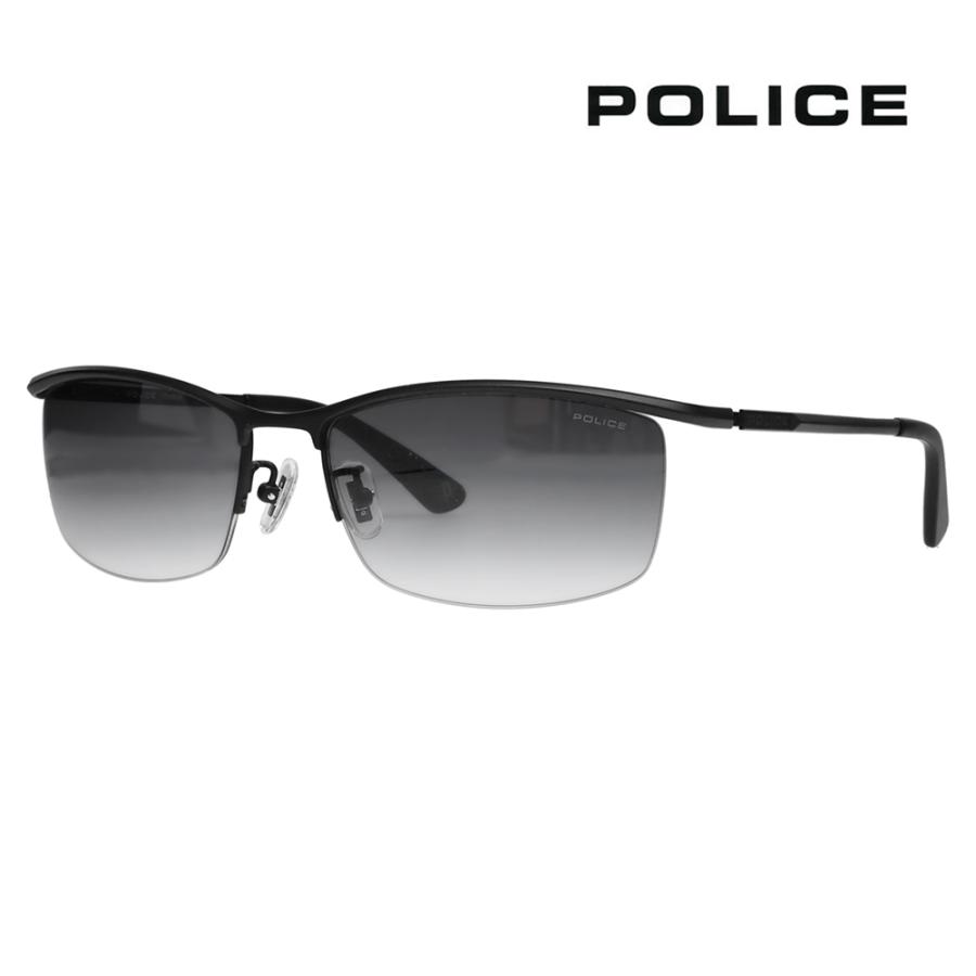 ポリス POLICE SPLG38J 531N 59 サングラス 復刻別注モデル VOLTAGE ボルテージ ナイロール メンズ スクエア チタニウム | POLICE