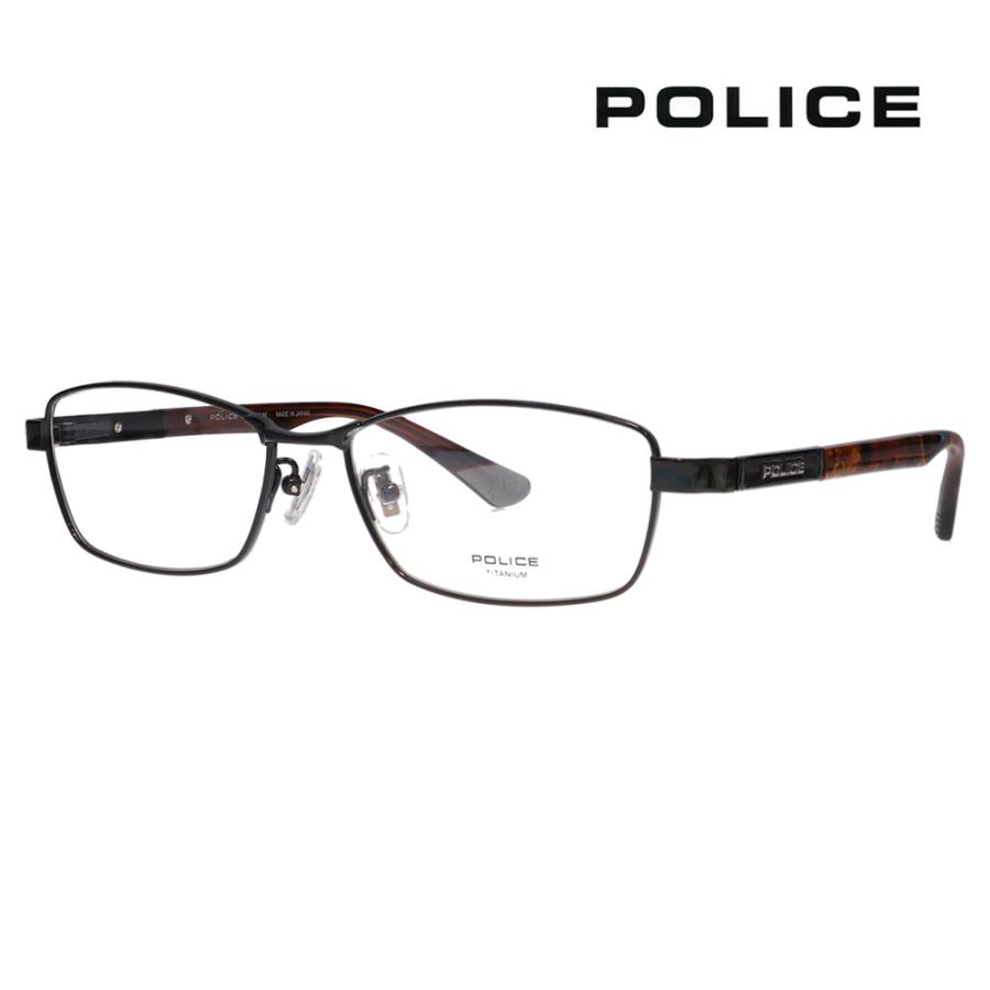 ポリス POLICE メガネフレーム VPL754J TITANIUM 53□16 140 眼鏡