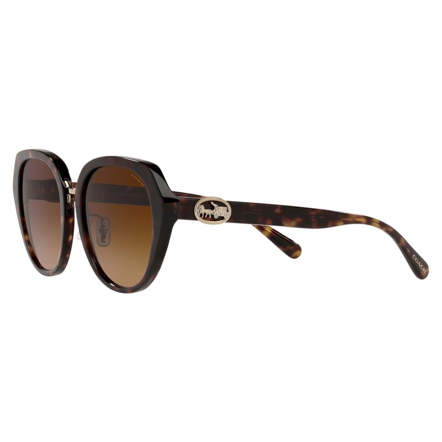 【新品】コーチ HC8331 512013 ブラウングラデーション サングラス COACH コーチ サングラス HC8331 512013 55 ラウンド セル