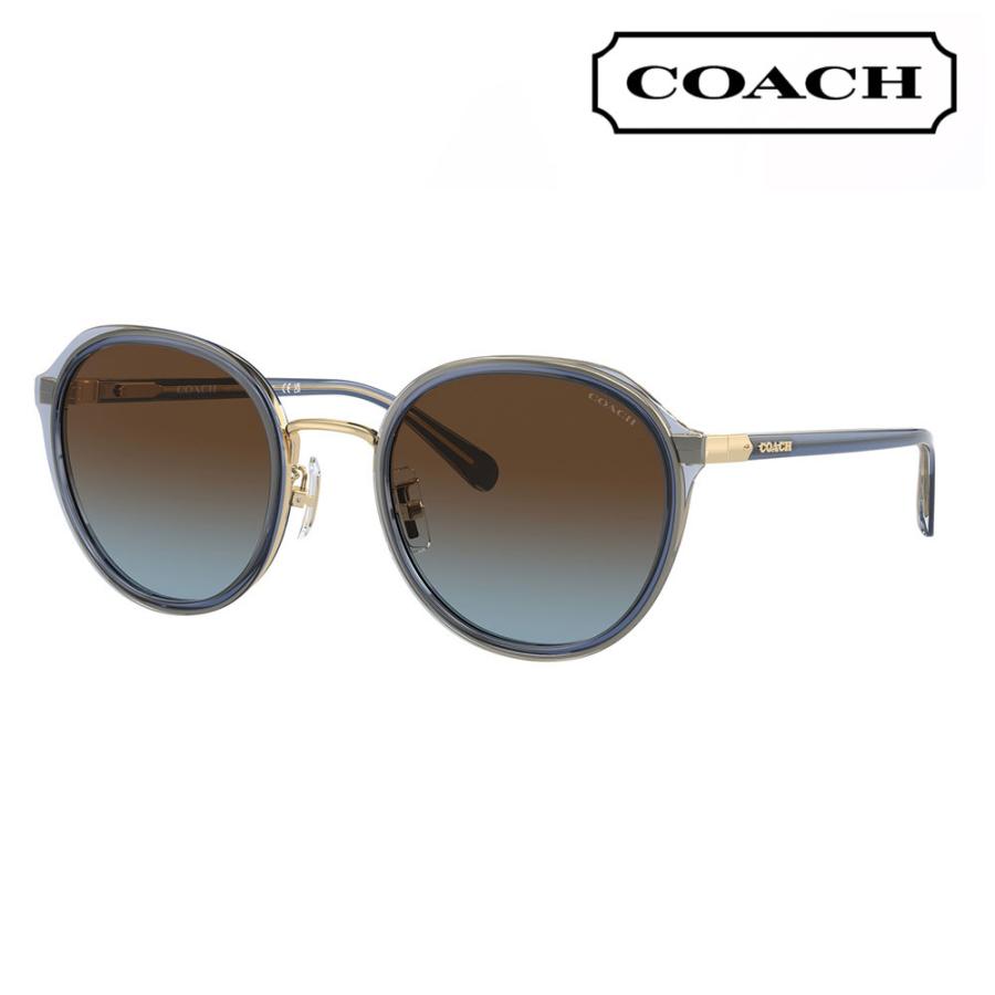 COACH（コーチ） サングラス HC7154 943513 52 ラウンド セル