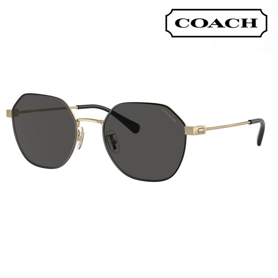 コーチ COACH サングラス HC7155 9000587 54 ラウンド オクタゴン メタル おしゃれ UVカット | COACH