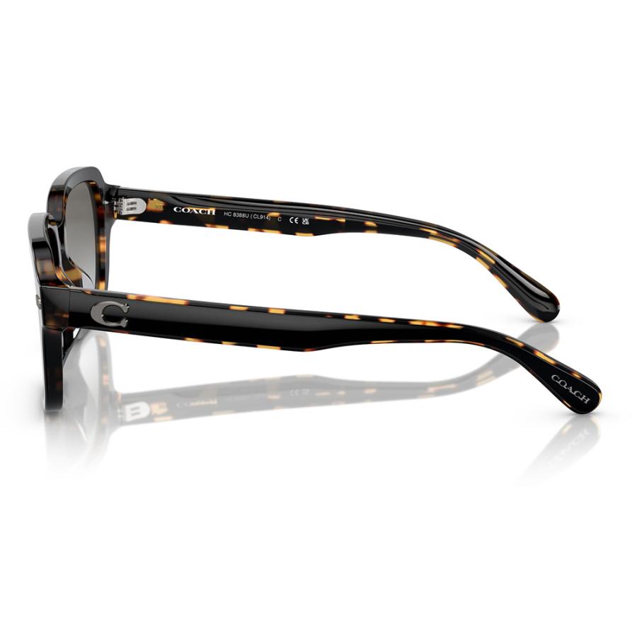 アウトレット コーチ COACH サングラス HC8388U 57993C 56 スクエア セル ユニバーサルフィット メンズ | COACH | 02