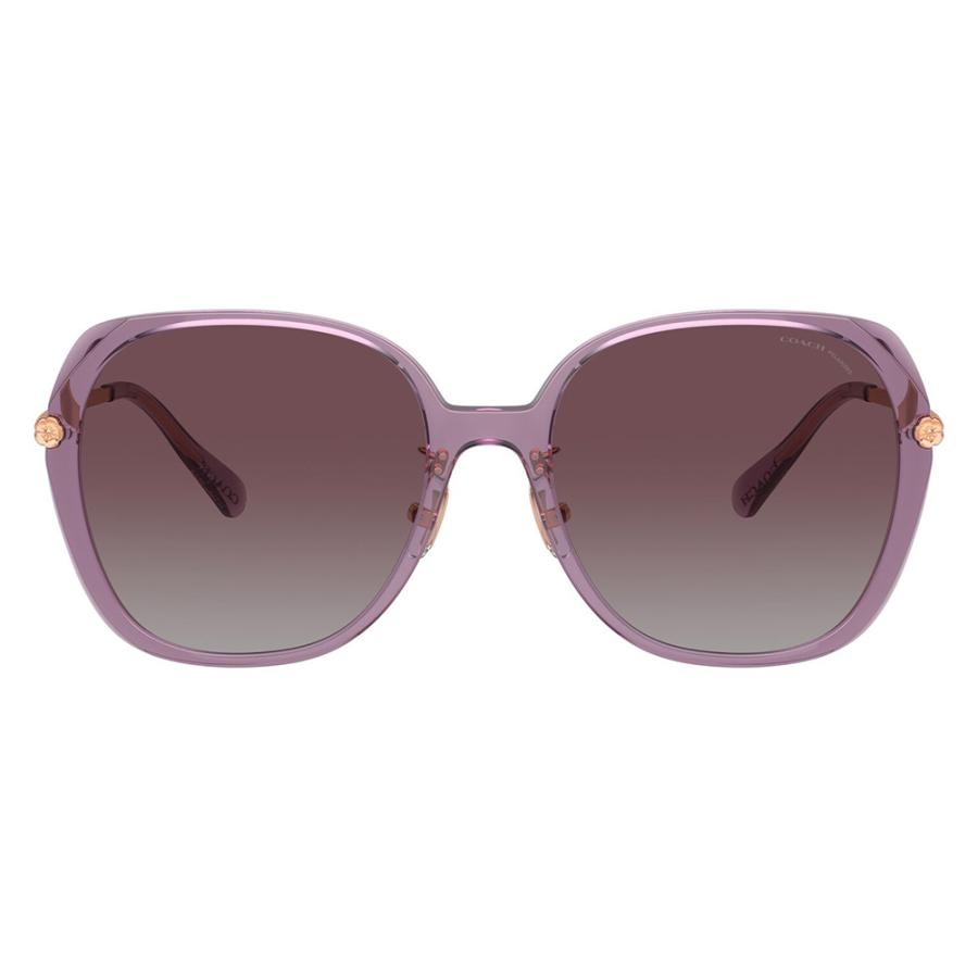 コーチ COACH サングラスHC8403D 582562 59 CR636 スクエア ローブリッジフィット レディース | COACH | 01