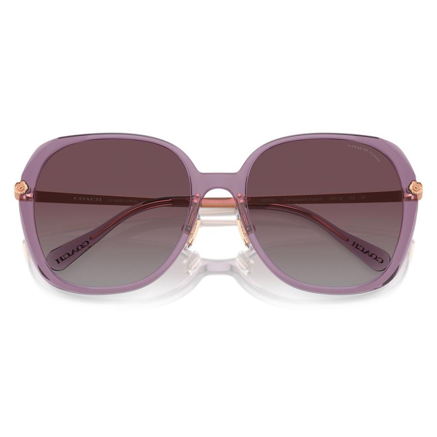 コーチ COACH サングラスHC8403D 582562 59 CR636 スクエア ローブリッジフィット レディース | COACH | 04