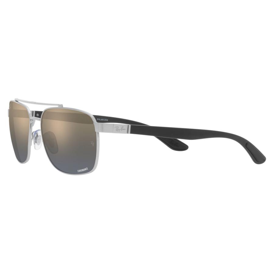 レイバン サングラス 純正レンズ対応 RB3701 003/J0 59 ダブルブリッジ メタル 偏光レンズ ポラロイズド メンズ スクエア | Ray-Ban | 03